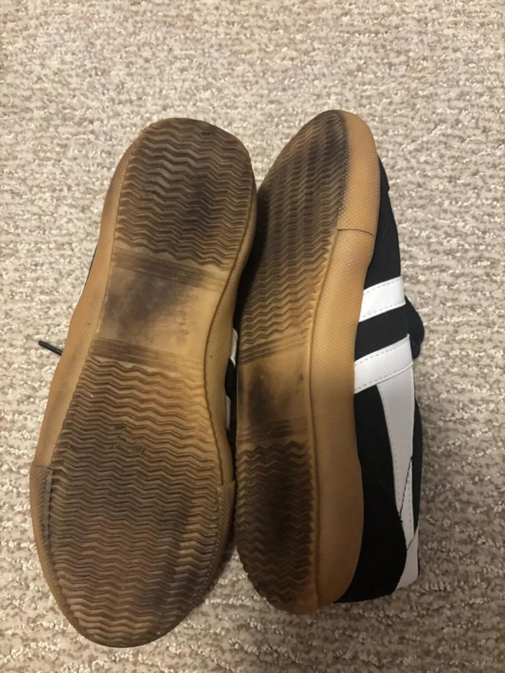 Gola Black & White Low-Top Sneakers size 7.5 - Picture 5 of 5